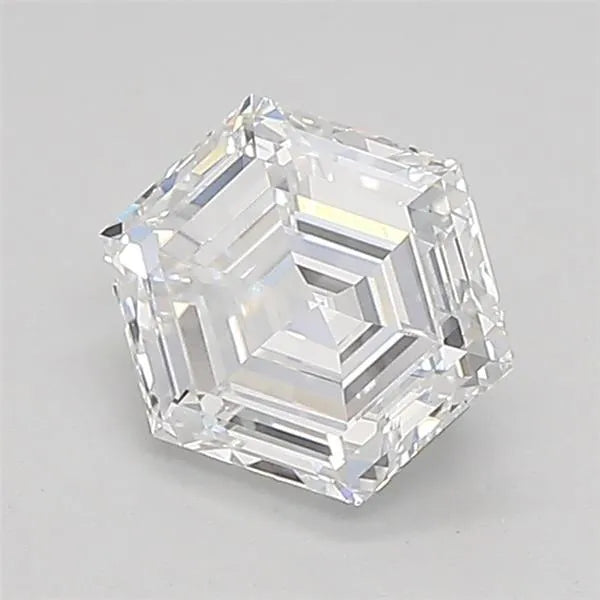 0.89ct Hexagonal Lab Grown Diamond (Colour D, Clarity VVS1, IGI Certified)