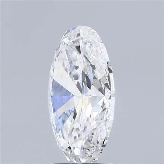 3.00ct Oval Lab Grown Diamond (Colour E, Clarity VVS2, IGI Certified)