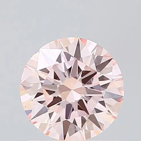 1.01ct Round Lab Grown Diamond (Colour Fancy Pink, Clarity VS1, Cut EX, IGI Certified)
