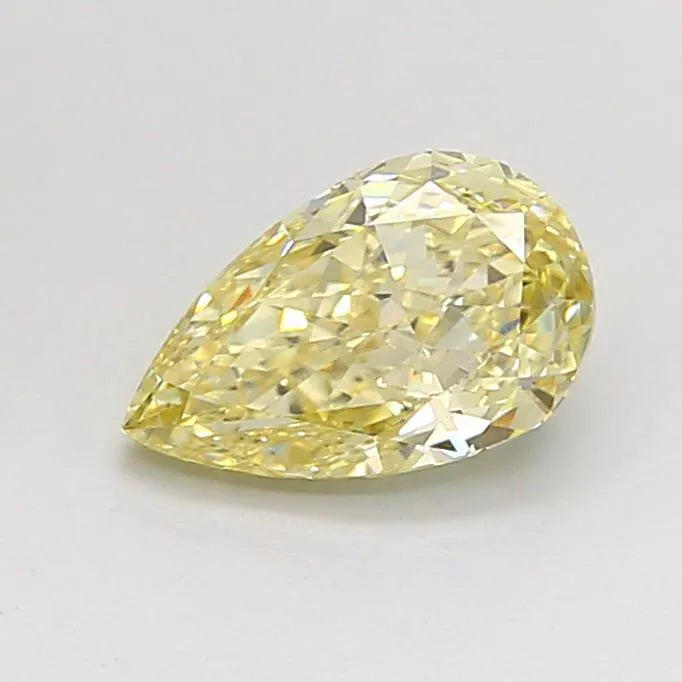 1.04ct Pear Lab Grown Diamond (Colour Fancy Light Yellow, Clarity VS1, IGI Certified)