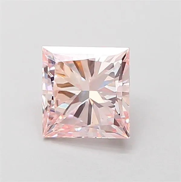 1.04ct Princess Lab Grown Diamond (Colour Fancy Pink, Clarity VS1, IGI Certified)