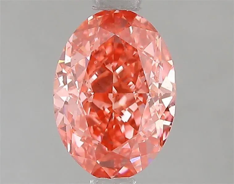 1.52ct Oval Lab Grown Diamond (Colour Fancy Vivid Pink, Clarity VS2, IGI Certified)