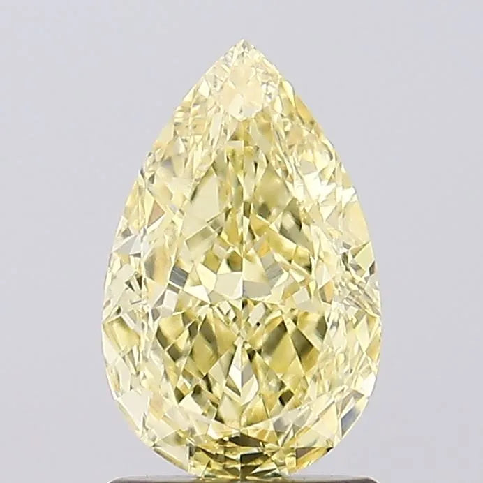 1.56ct Pear Lab Grown Diamond (Colour Fancy Intense Yellow, Clarity VS1, IGI Certified)