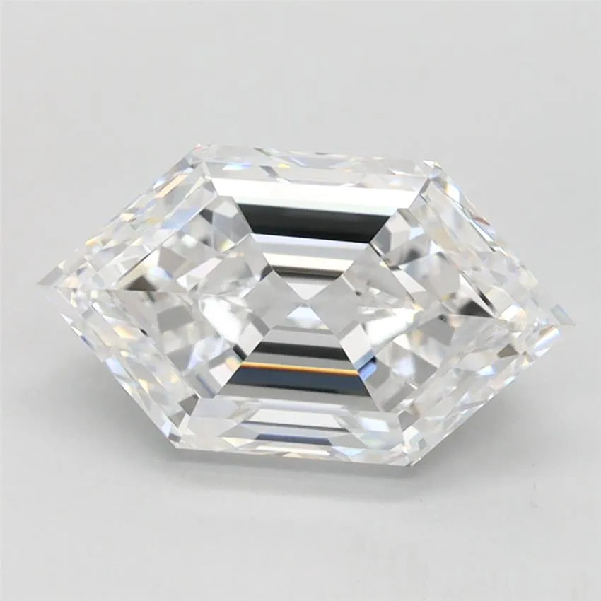 1.65ct Hexagonal Lab Grown Diamond (Colour D, Clarity IF, IGI Certified)