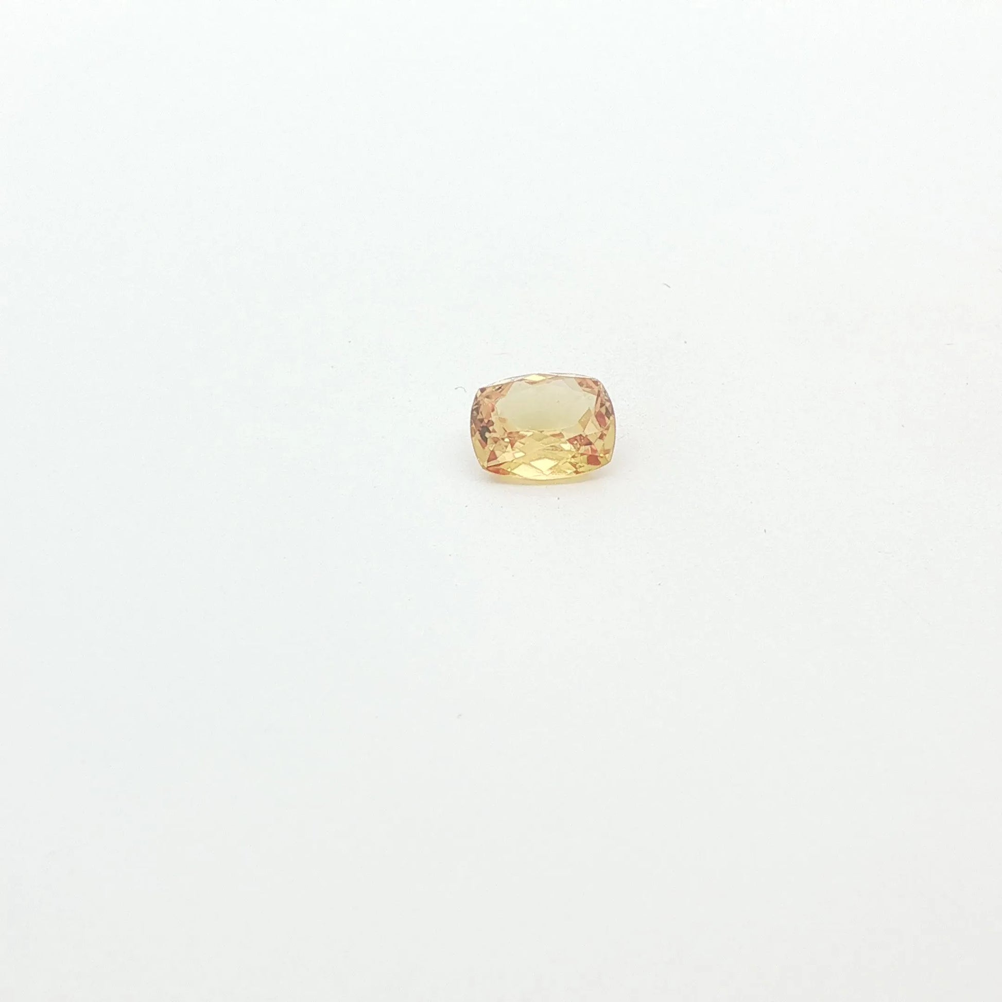 1.69ct Cushion Natural Sapphire (Colour Yellow, Clarity Slightly Included, Cut Faceted)