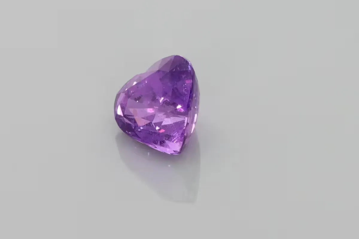 1.98ct Heart Natural Sapphire (Colour Purple, Clarity Slightly Included, Cut Faceted)