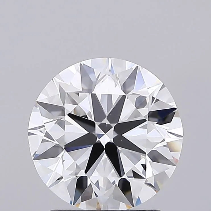 2.00ct Round Lab Grown Diamond (Colour D, Clarity VVS2, Cut EX, IGI Certified)