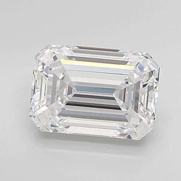 2.01ct Emerald Lab Grown Diamond (Colour D, Clarity IF, Cut EX, IGI Certified)