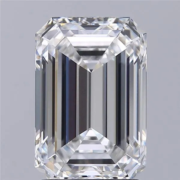 2.02ct Emerald Lab Grown Diamond (Colour E, Clarity IF, Cut EX, IGI Certified)