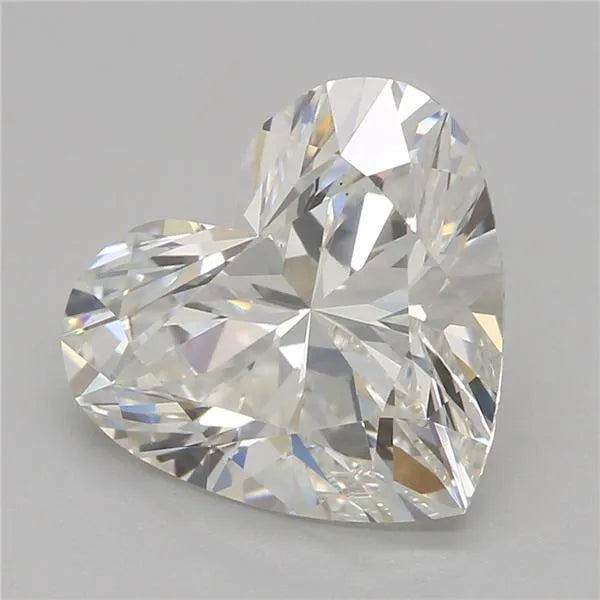 2.03ct Heart Lab Grown Diamond (Colour G, Clarity VS1, IGI Certified)
