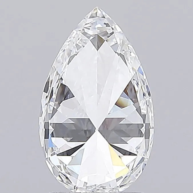 2.06ct Pear Lab Grown Diamond (Colour E, Clarity VVS2, IGI Certified)