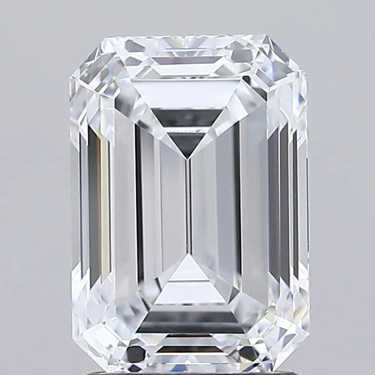 2.12ct Emerald Lab Grown Diamond (Colour E, Clarity IF, IGI Certified)