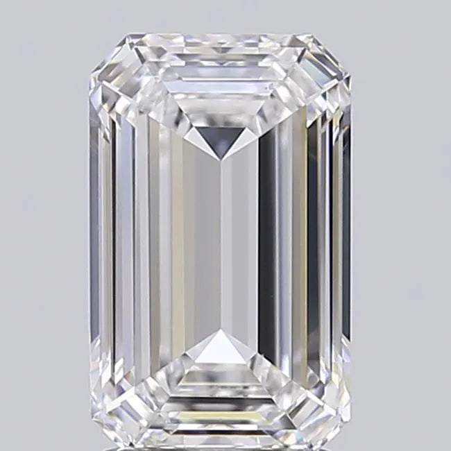 2.51ct Emerald Lab Grown Diamond (Colour D, Clarity IF, IGI Certified)