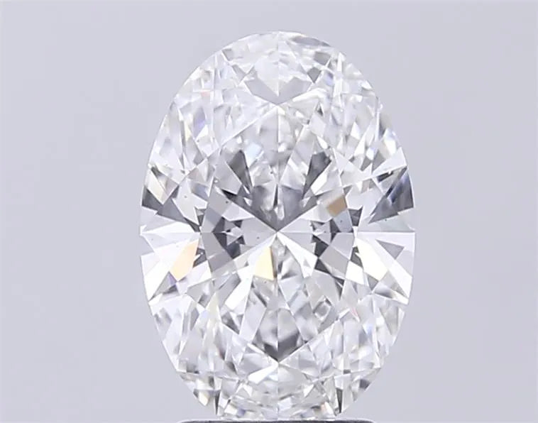 2.56ct Oval Lab Grown Diamond (Colour E, Clarity VS2, IGI Certified)