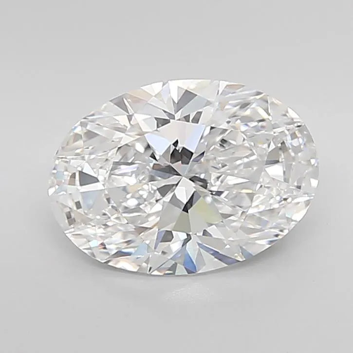 2.76ct Oval Lab Grown Diamond (Colour D, Clarity IF, Cut EX, IGI Certified)