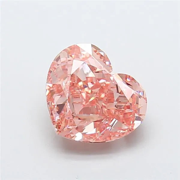 2.81ct Heart Lab Grown Diamond (Colour Fancy Intense Brownish Pink, Clarity VS2, IGI Certified)