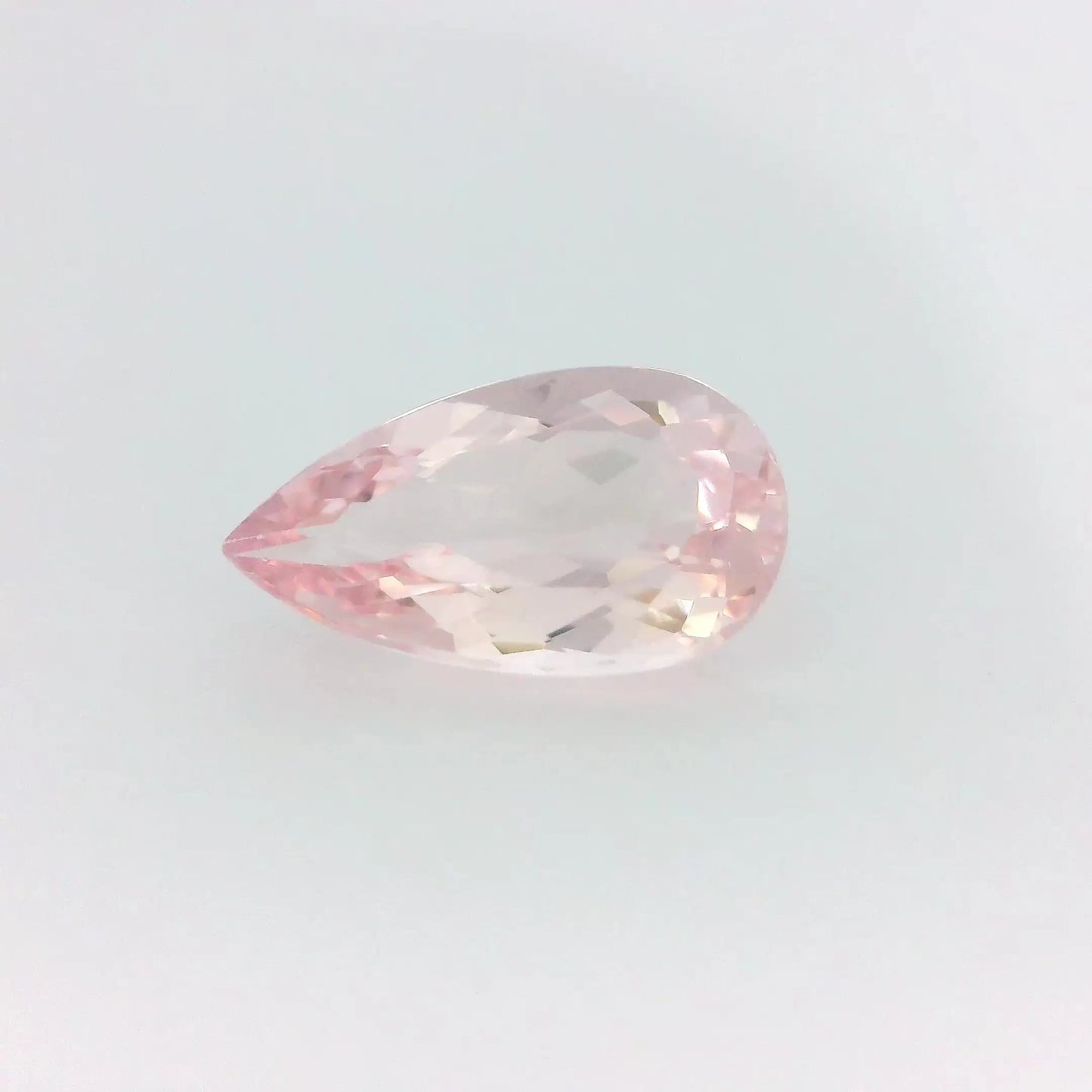 2.90ct Pear Natural Morganite (Colour Pink, Clarity Eye Clean, Cut Faceted)