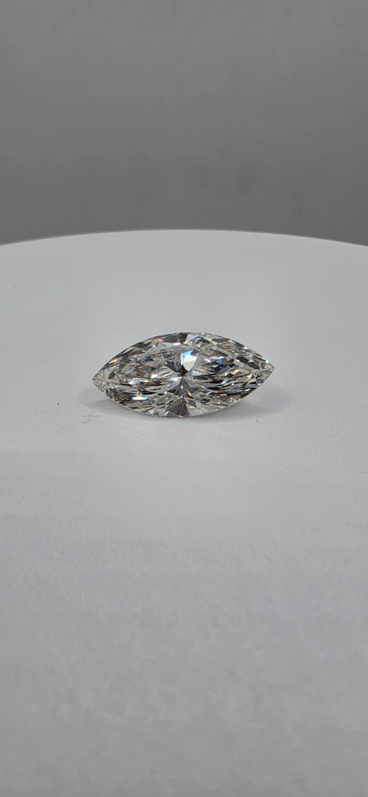 7.02  Carat Marquise Cut Lab Grown Diamond, Color G, VS1 Clarity, IGI Certified