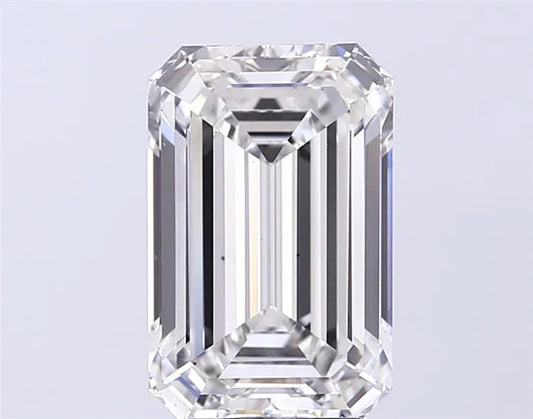 4.03ct Emerald Lab Grown Diamond (Colour F, Clarity VS2, IGI Certified)