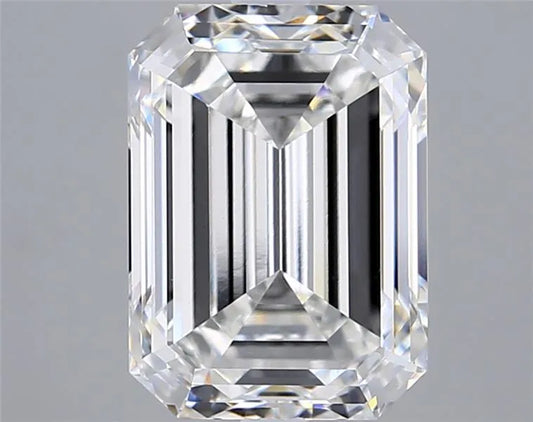 5.00ct Emerald Lab Grown Diamond (Colour F, Clarity VVS2, IGI Certified)