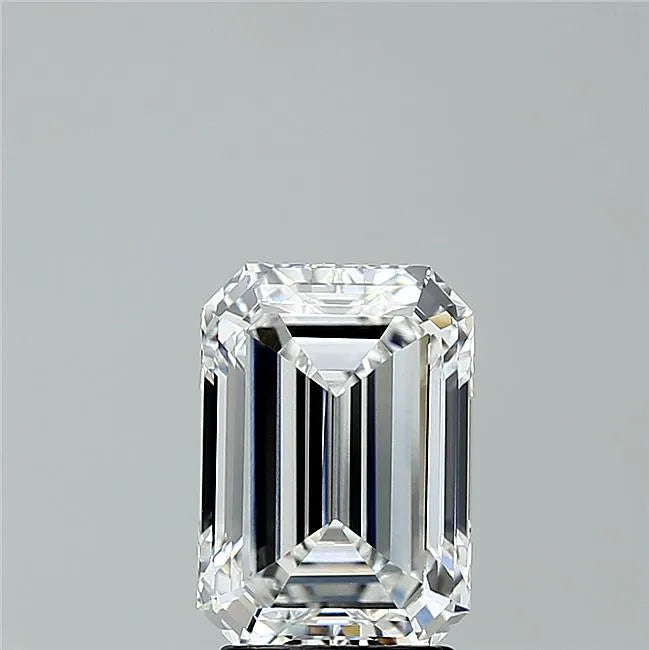 3.00ct Emerald Lab Grown Diamond (Colour D, Clarity VVS2, IGI Certified)
