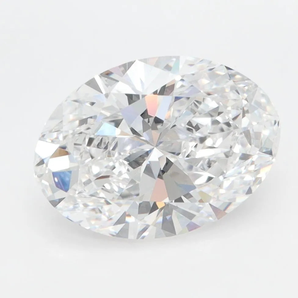 3.00ct Oval Lab Grown Diamond (Colour D, Clarity VVS1, IGI Certified)