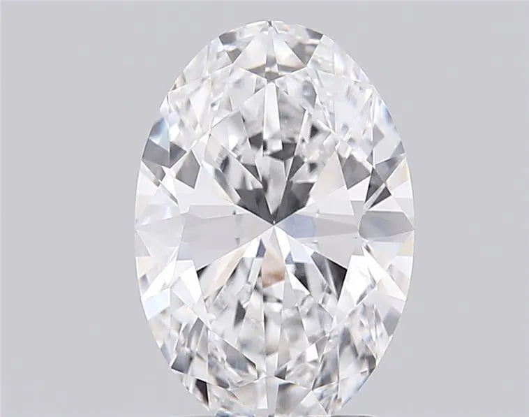 3.00ct Oval Lab Grown Diamond (Colour D, Clarity VVS1, IGI Certified)