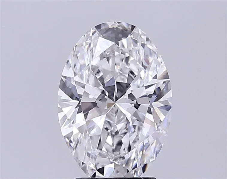 3.00ct Oval Lab Grown Diamond (Colour D, Clarity VVS2, IGI Certified)