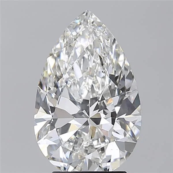 3.00ct Pear Lab Grown Diamond (Colour G, Clarity VS1, Cut EX, IGI Certified)