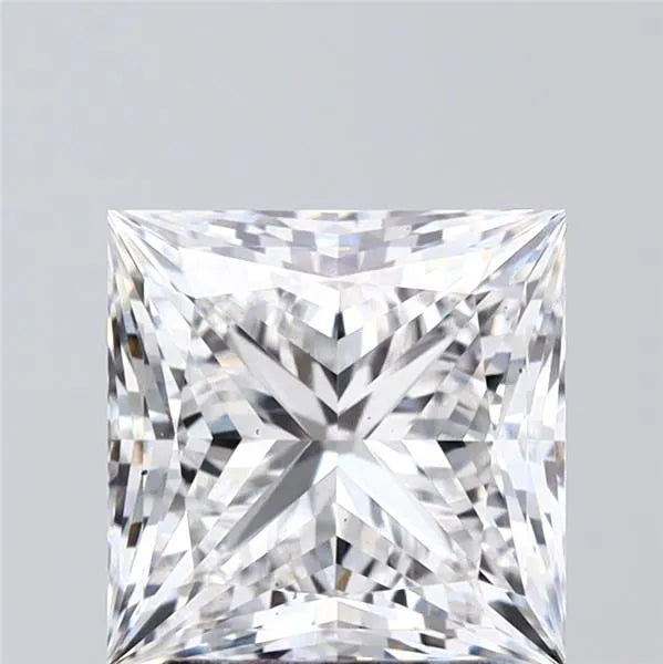 3.00ct Princess Lab Grown Diamond (Colour D, Clarity VS2, IGI Certified)