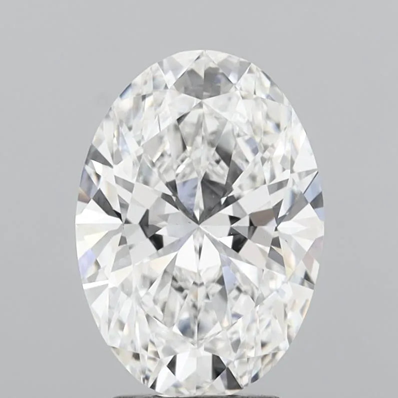 3.01ct Oval Lab Grown Diamond (Colour E, Clarity VS2, IGI Certified)