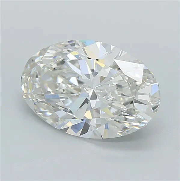 3.01ct Oval Lab Grown Diamond (Colour G, Clarity VVS2, IGI Certified)