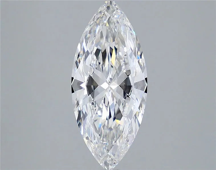 3.02ct Marquise Lab Grown Diamond (Colour E, Clarity IF, IGI Certified)