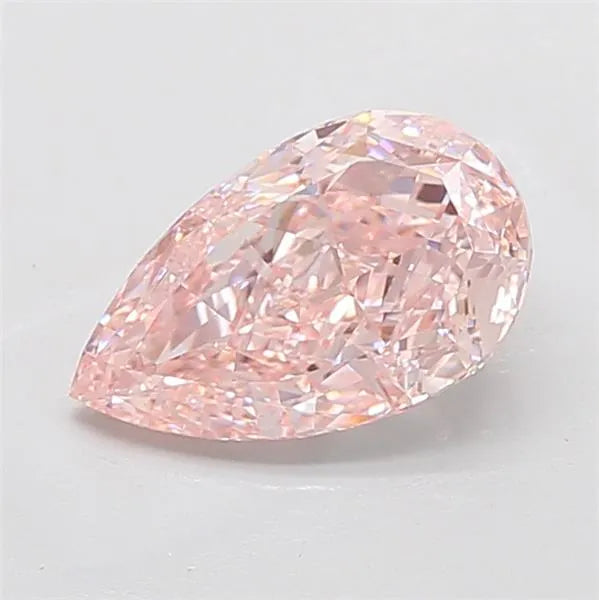 3.09ct Pear Lab Grown Diamond (Colour Fancy Intense Pink, Clarity VVS2, IGI Certified)