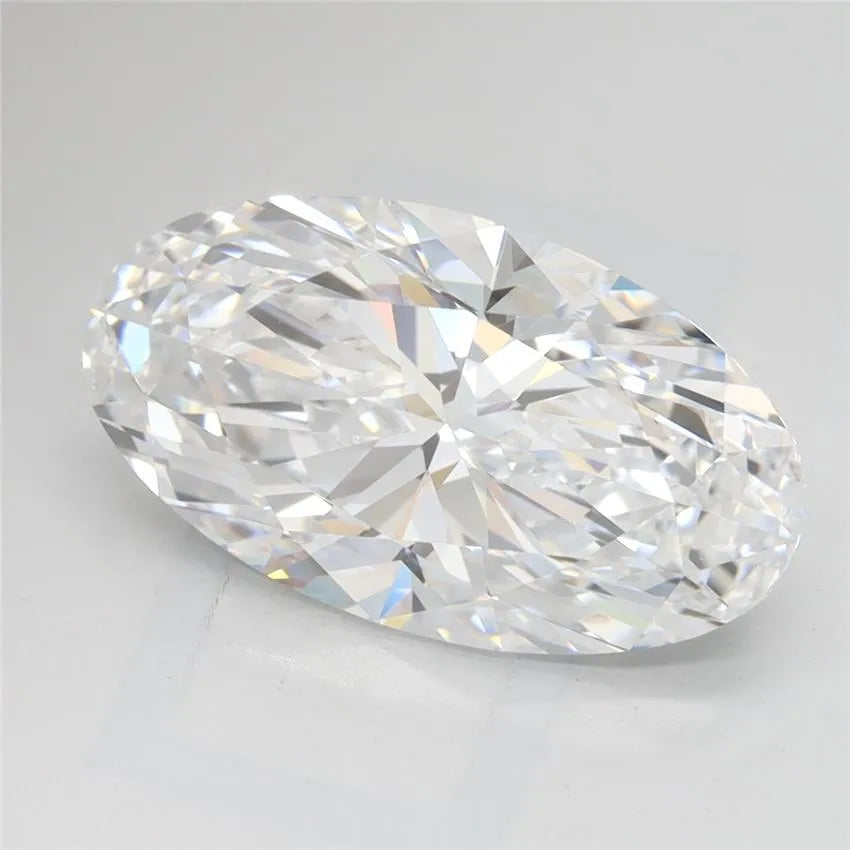 3.10ct Oval Lab Grown Diamond (Colour D, Clarity IF, IGI Certified)