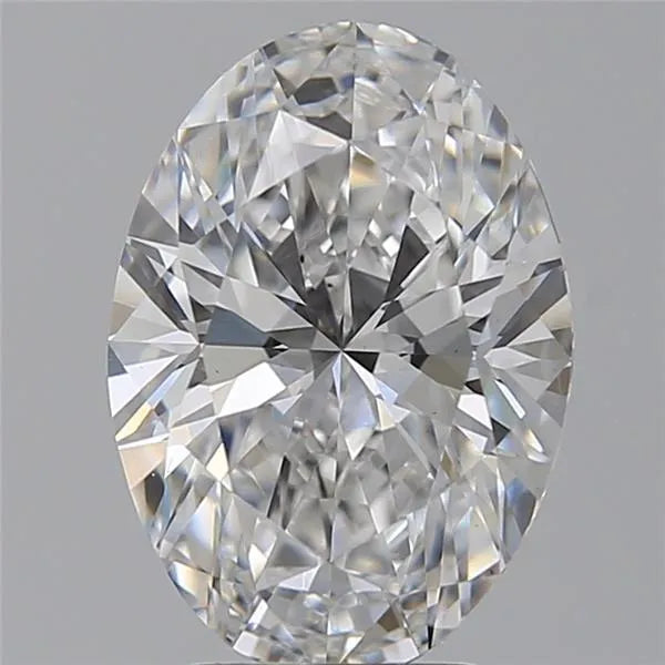 3.51ct Oval Lab Grown Diamond (Colour E, Clarity VVS2, IGI Certified)