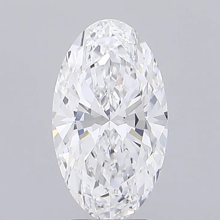 3.52ct Oval Lab Grown Diamond (Colour D, Clarity VVS1, IGI Certified)