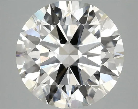 3.85ct Round Lab Grown Diamond (Colour H, Clarity VS2, Cut ID, IGI Certified)