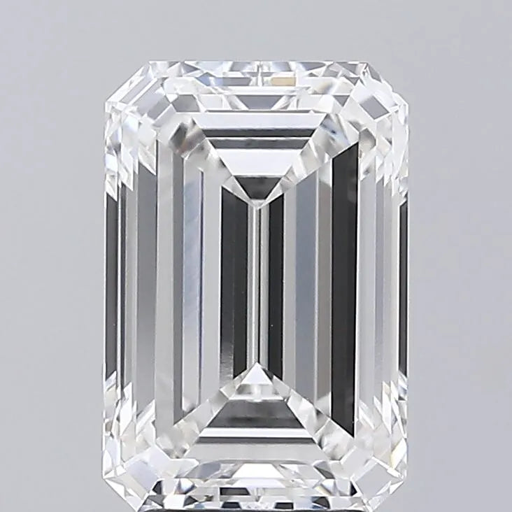 4.00ct Emerald Lab Grown Diamond (Colour G, Clarity VVS2, IGI Certified)