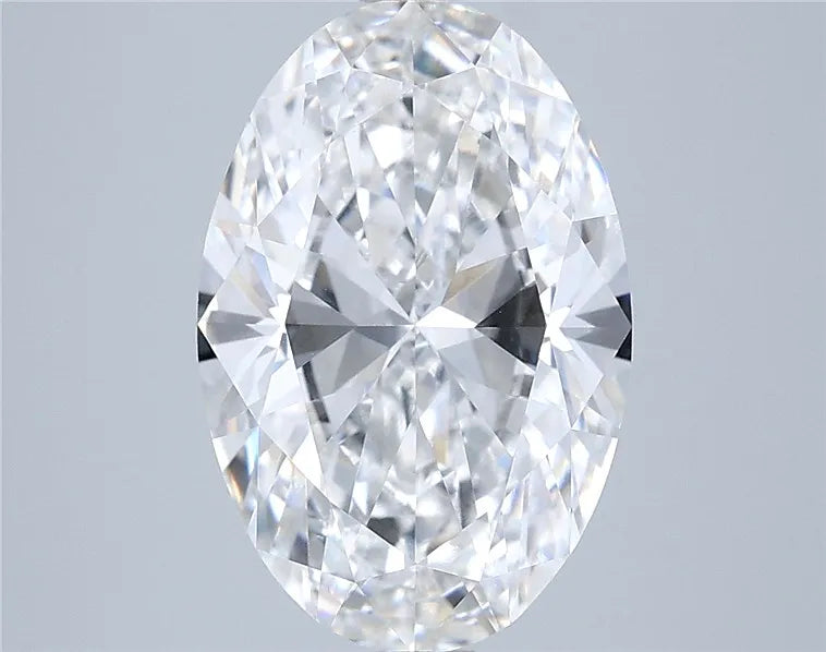 4.00ct Oval Lab Grown Diamond (Colour E, Clarity VVS2, GIA Certified)