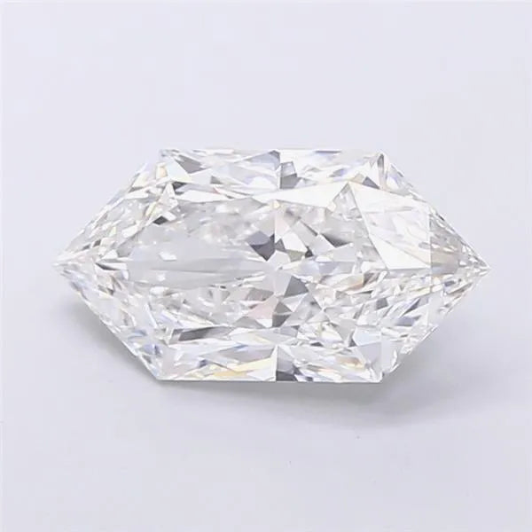 4.04ct Hexagonal Lab Grown Diamond (Colour E, Clarity VVS2, IGI Certified)