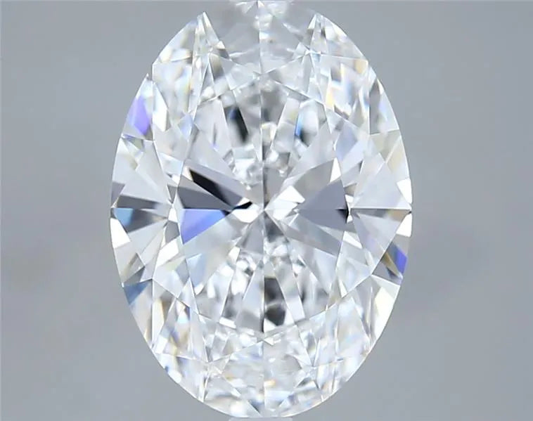 4.09ct Oval Lab Grown Diamond (Colour D, Clarity VVS1, IGI Certified)