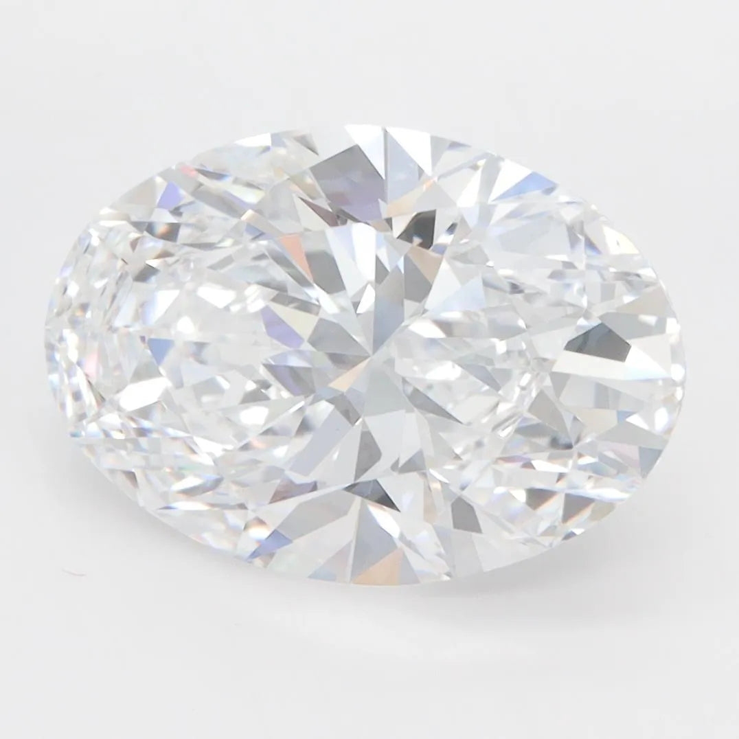 4.28ct Oval Lab Grown Diamond (Colour D, Clarity FL, GIA Certified)