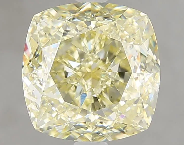 4.36ct Cushion brilliant Natural Diamond (Colour Fancy Yellow, Clarity VS2, GIA Certified)