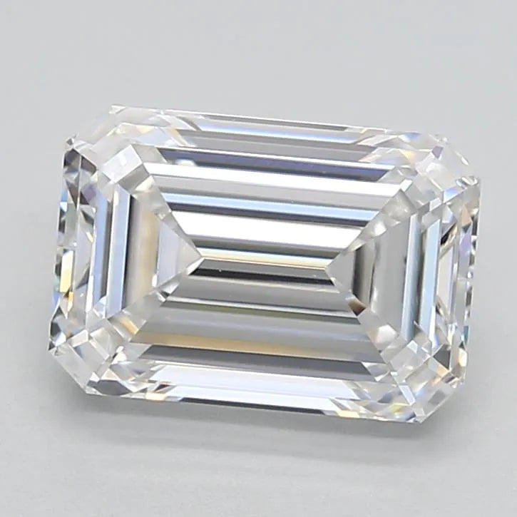 4.37ct Emerald Lab Grown Diamond (Colour D, Clarity IF, IGI Certified)