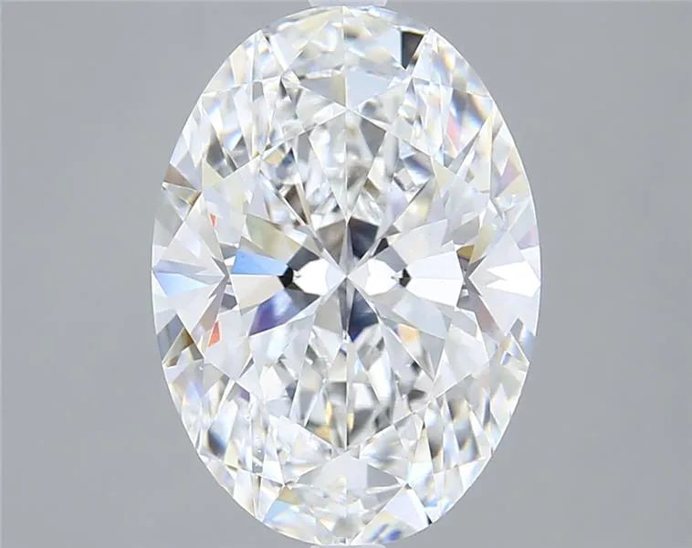 5.04ct Oval Lab Grown Diamond (Colour E, Clarity VVS2, IGI Certified)