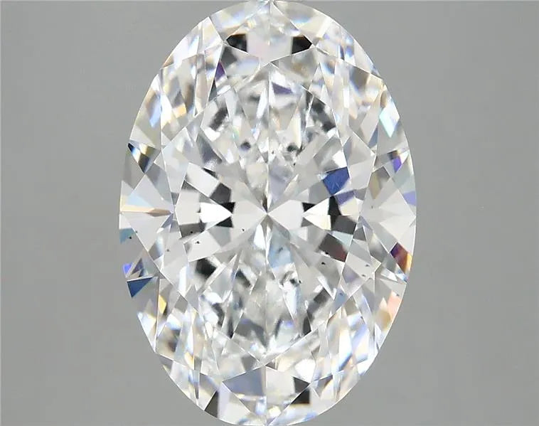 5.10ct Oval Lab Grown Diamond (Colour D, Clarity VS2, IGI Certified)
