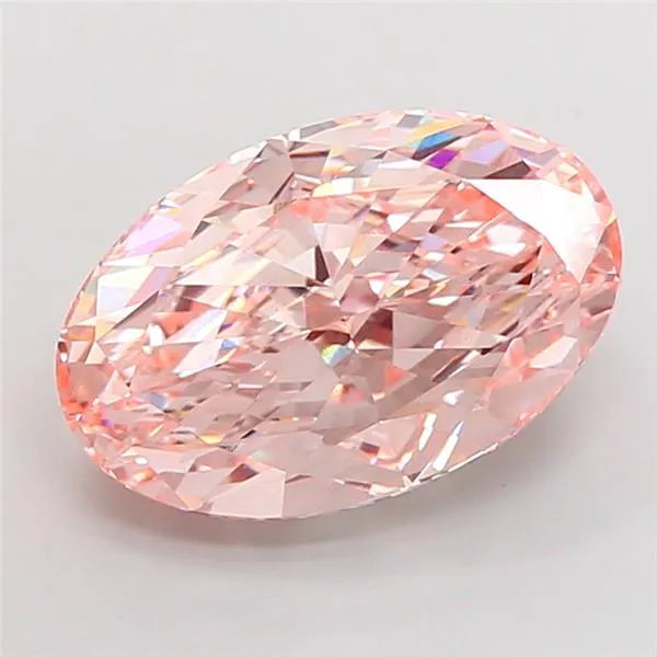 9.79ct Oval Lab Grown Diamond (Colour Fancy Intense Pink, Clarity VVS2, IGI Certified)
