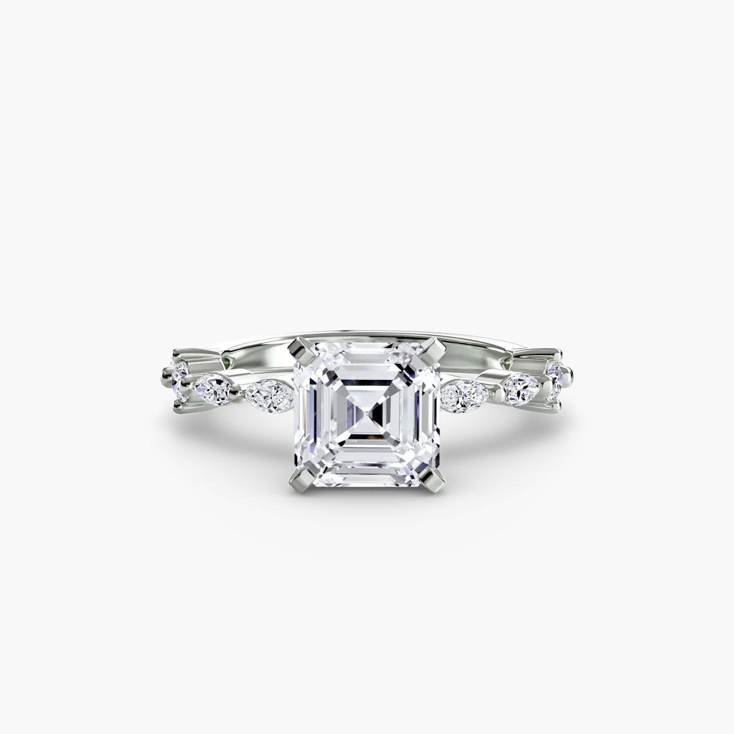 The "Havana" Solitaire with Eternity Pavé