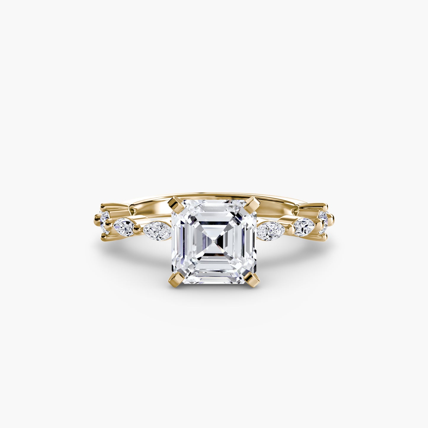The "Havana" Solitaire with Eternity Pavé